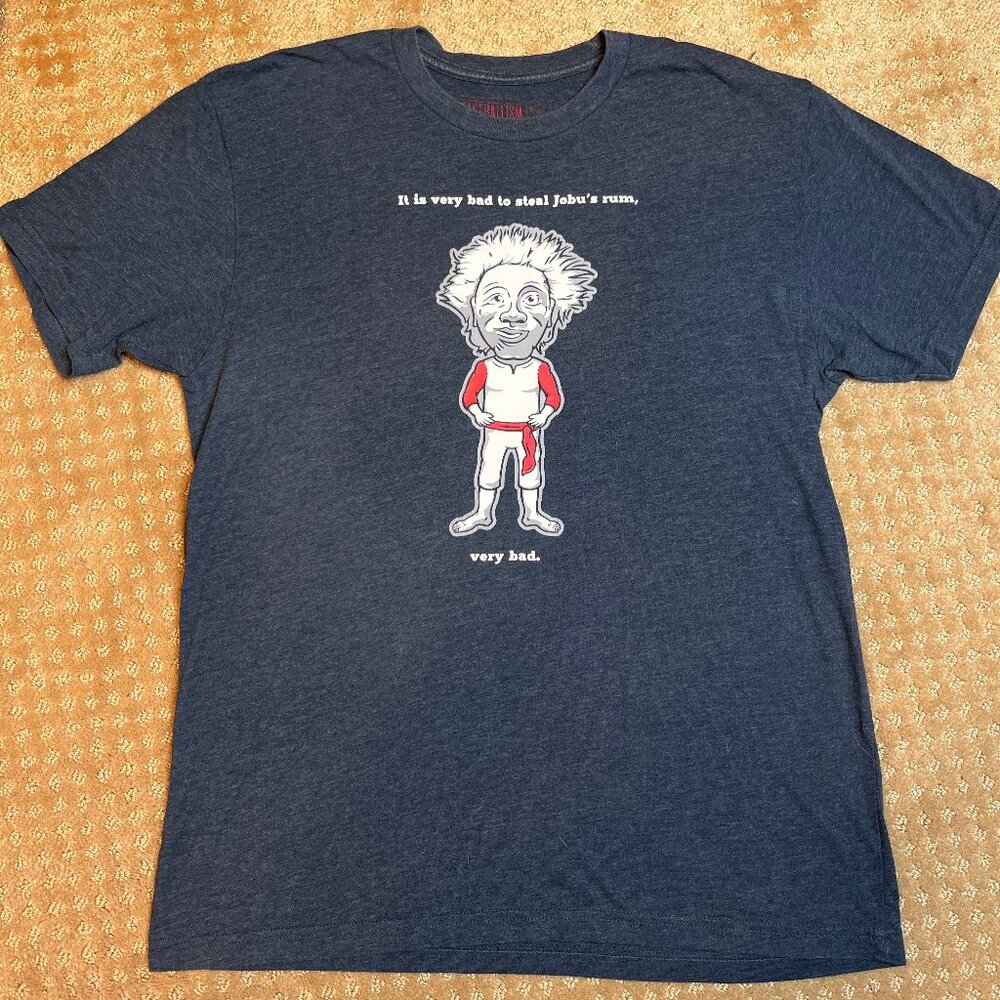 Baseballism Major League t-shirt cleveland Indians Dark Grey Size M Jobu's Rum